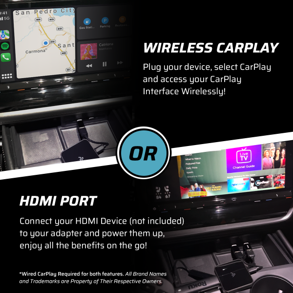 Auto sky CarPlay TV Adapter – Adapter which allows TV Sticks on your vehicle’s infotainment system